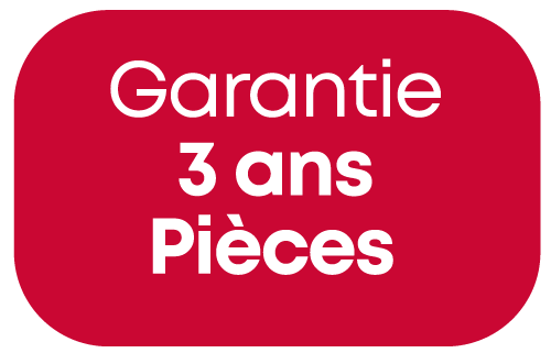 Garantie 3 ans pièces